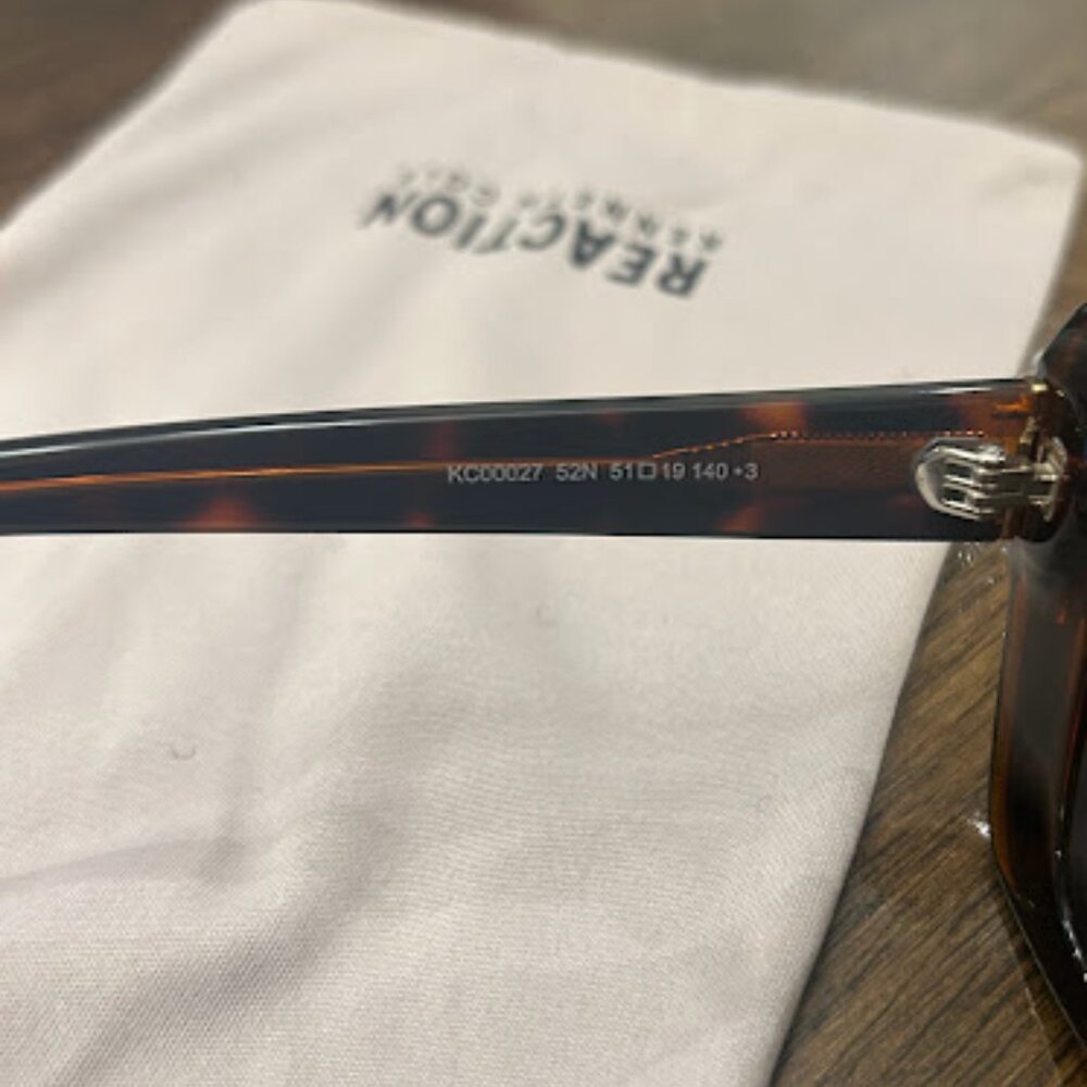 NWT Kenneth Cole Brown Tortoise Cat-Eye Sunglasses - Chic & Timeless - Picture 2 of 7